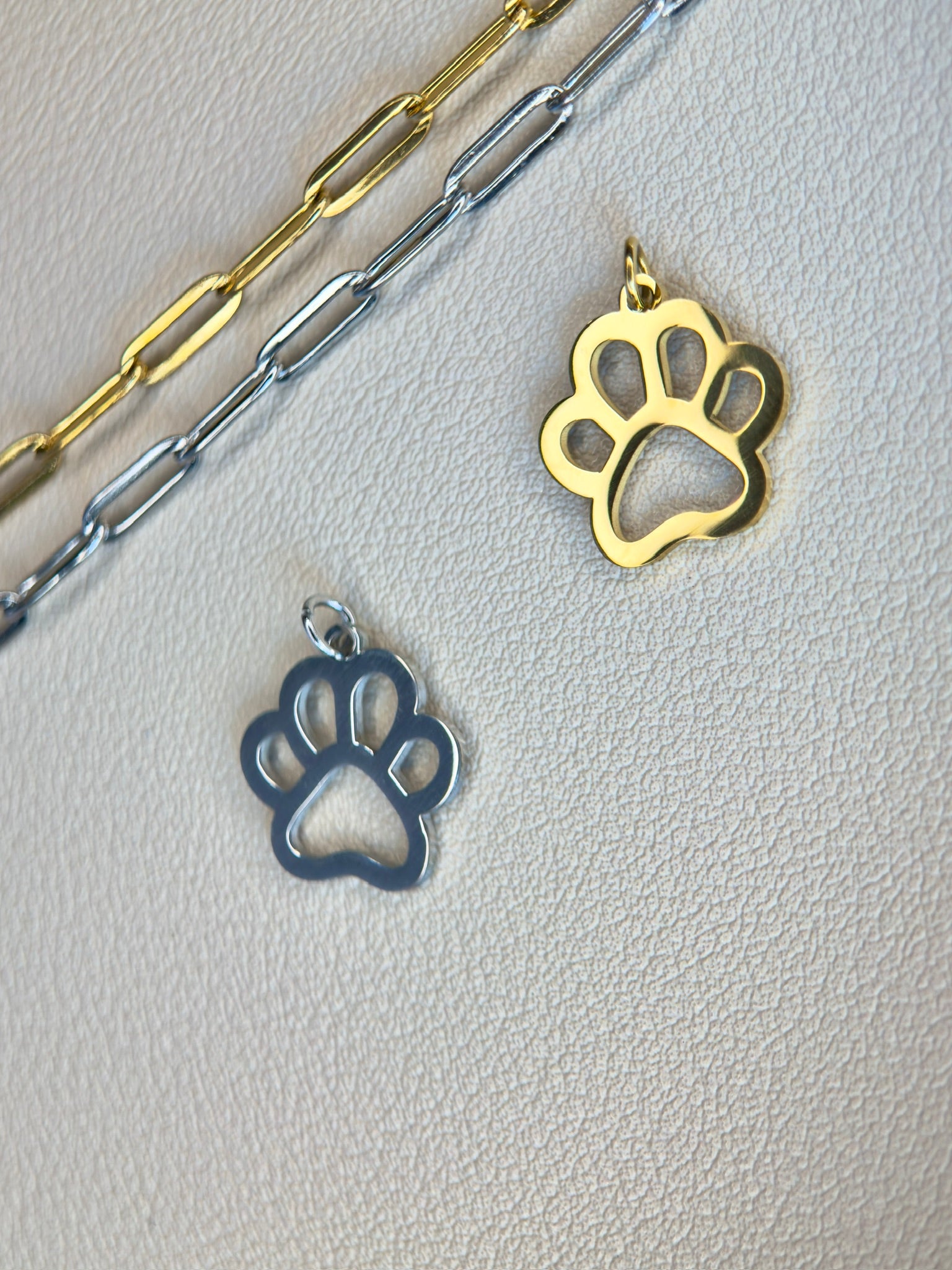 Best Friend Paw Print Charm