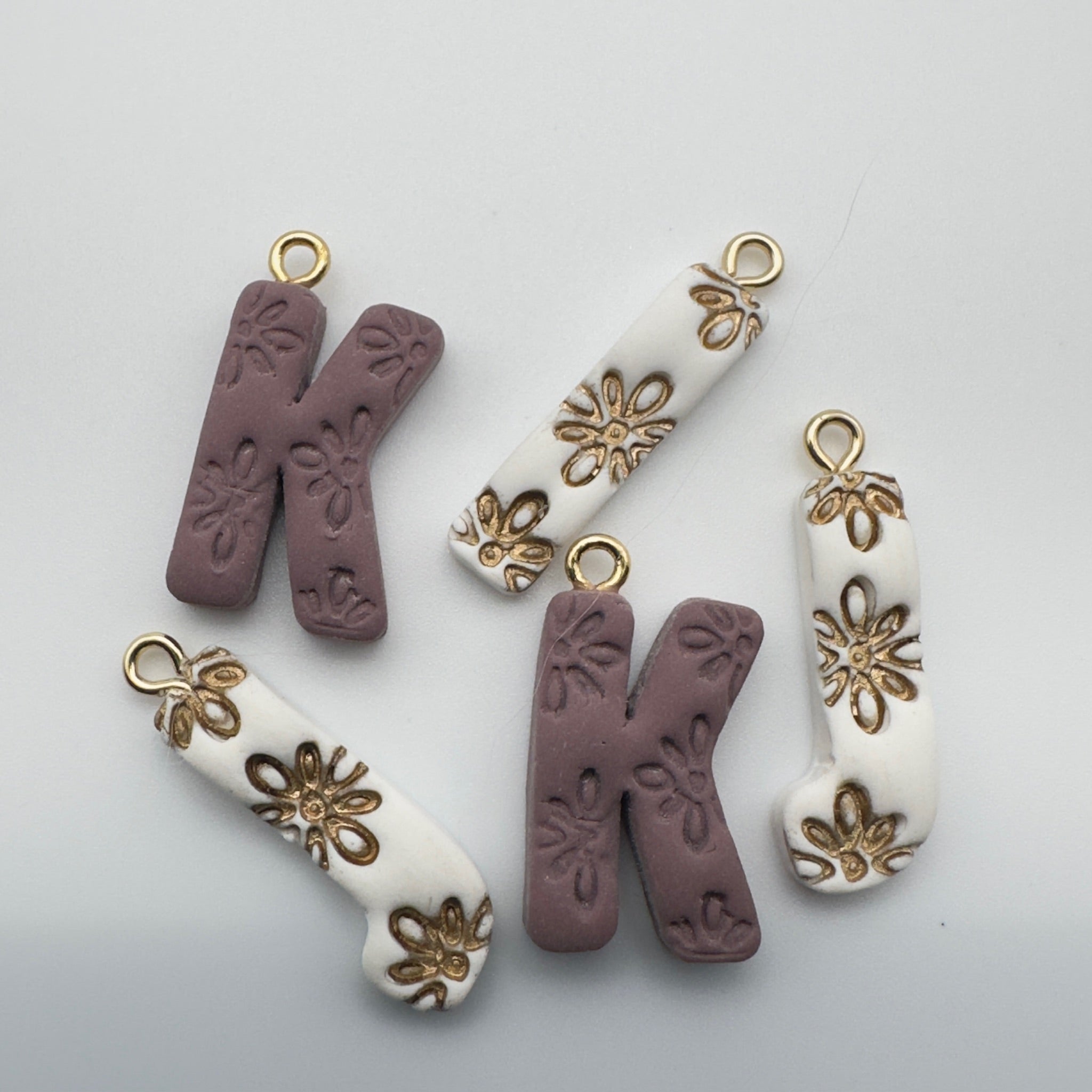 Botanical Bloom Initial Charm