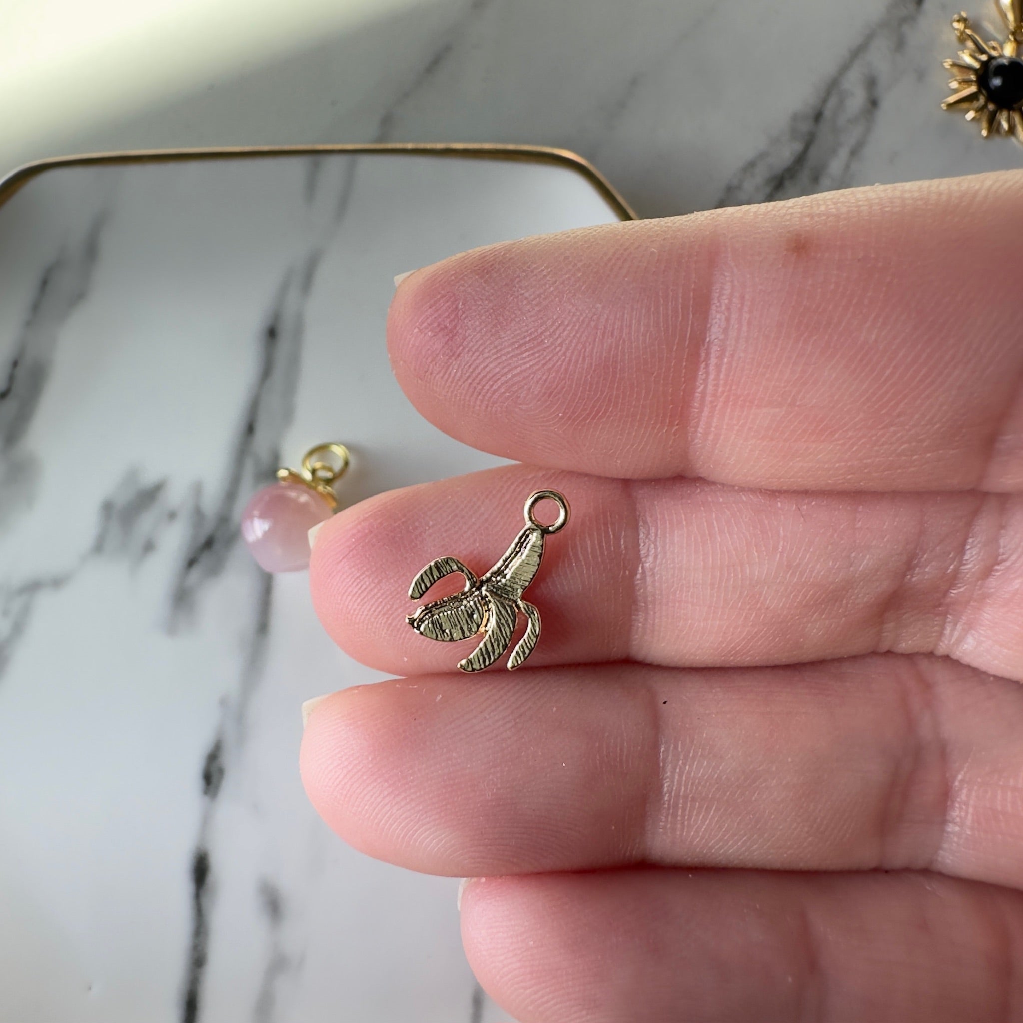 Golden Banana Charm