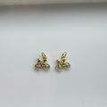 Golden Bicycle Charm