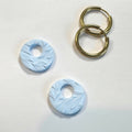 Blue Botanica Hoop Charms