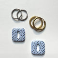 Dot & Dash Hoop Charms