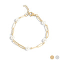 Pearl Theory Paperclip Bracelet