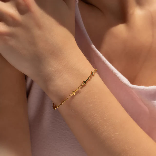 Quiet Faith Cross Bracelet