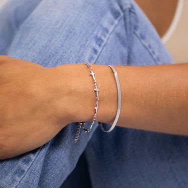 Quiet Faith Cross Bracelet