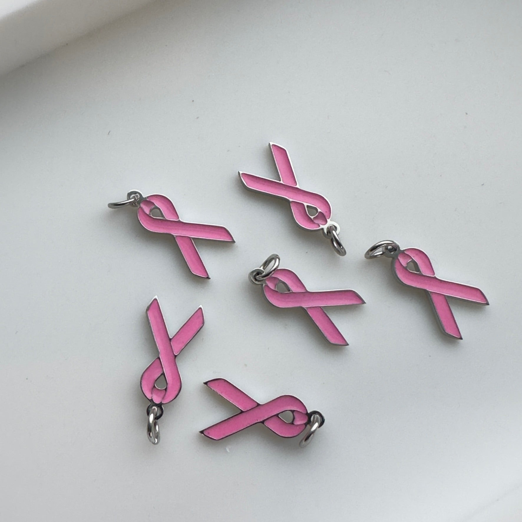 Breast Cancer Awareness Ribbon - PVD