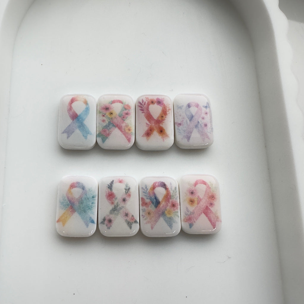 Brave Beyond the Ribbon Cancer Awareness Charm