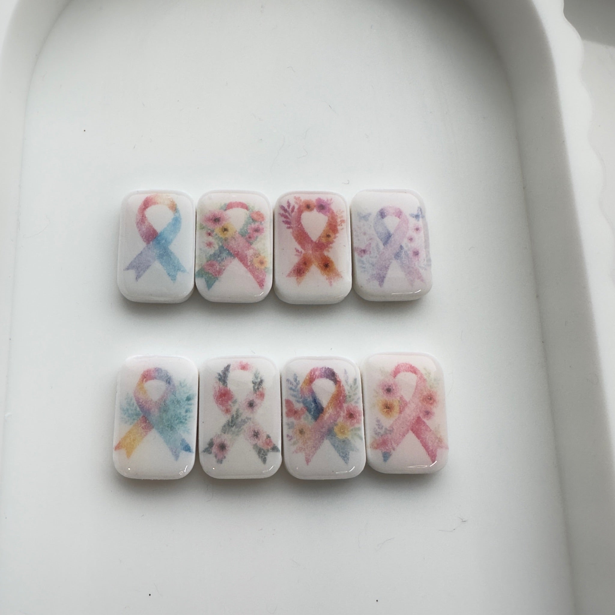 Brave Beyond the Ribbon Cancer Awareness Charm