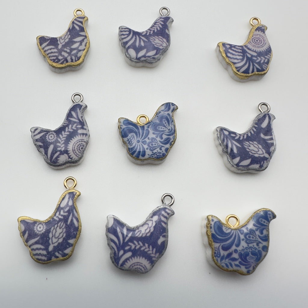Granny Chic Chicken Charm