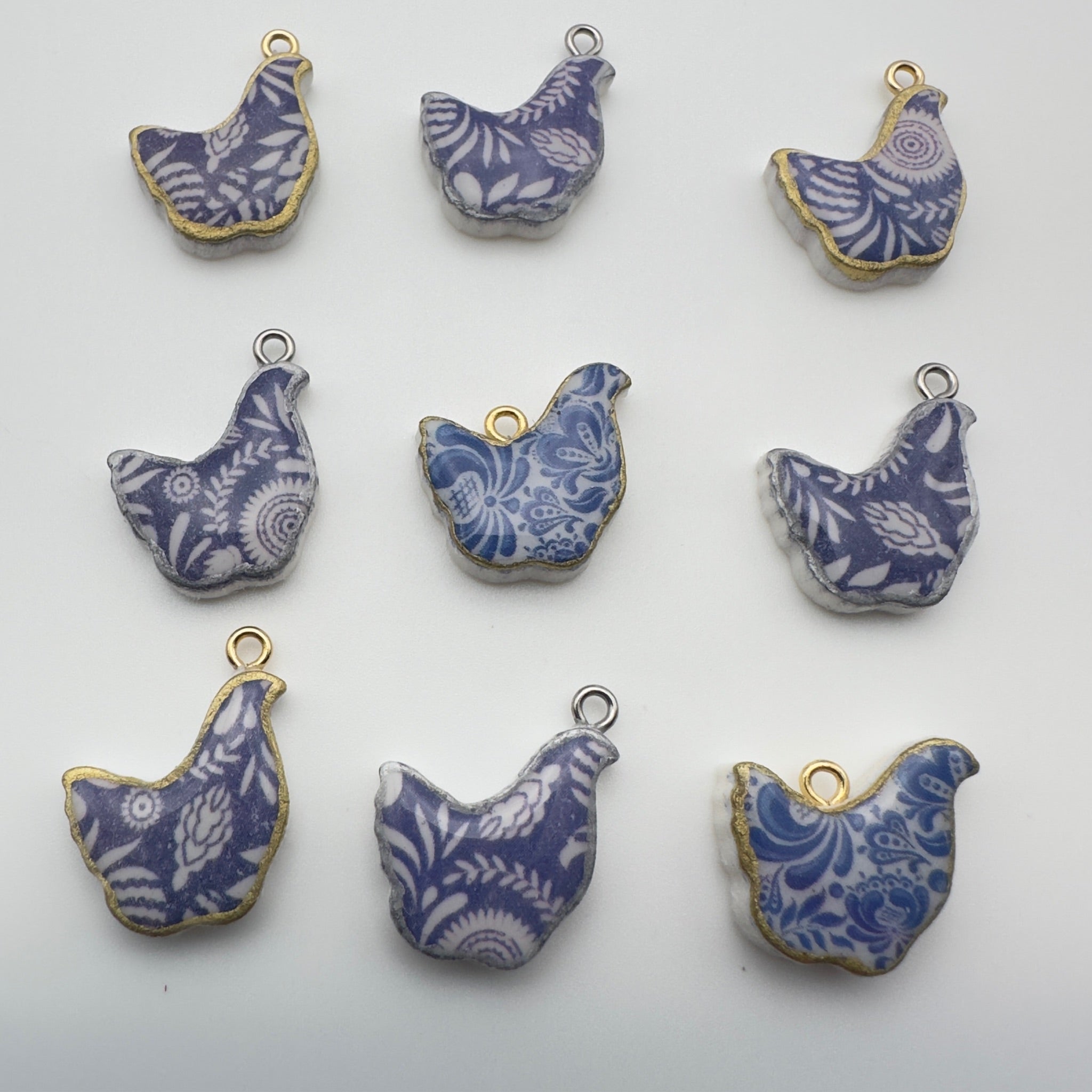 Granny Chic Chicken Charm