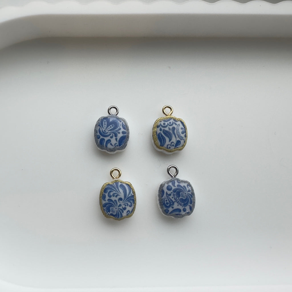 Blue Willow China Pattern Charm