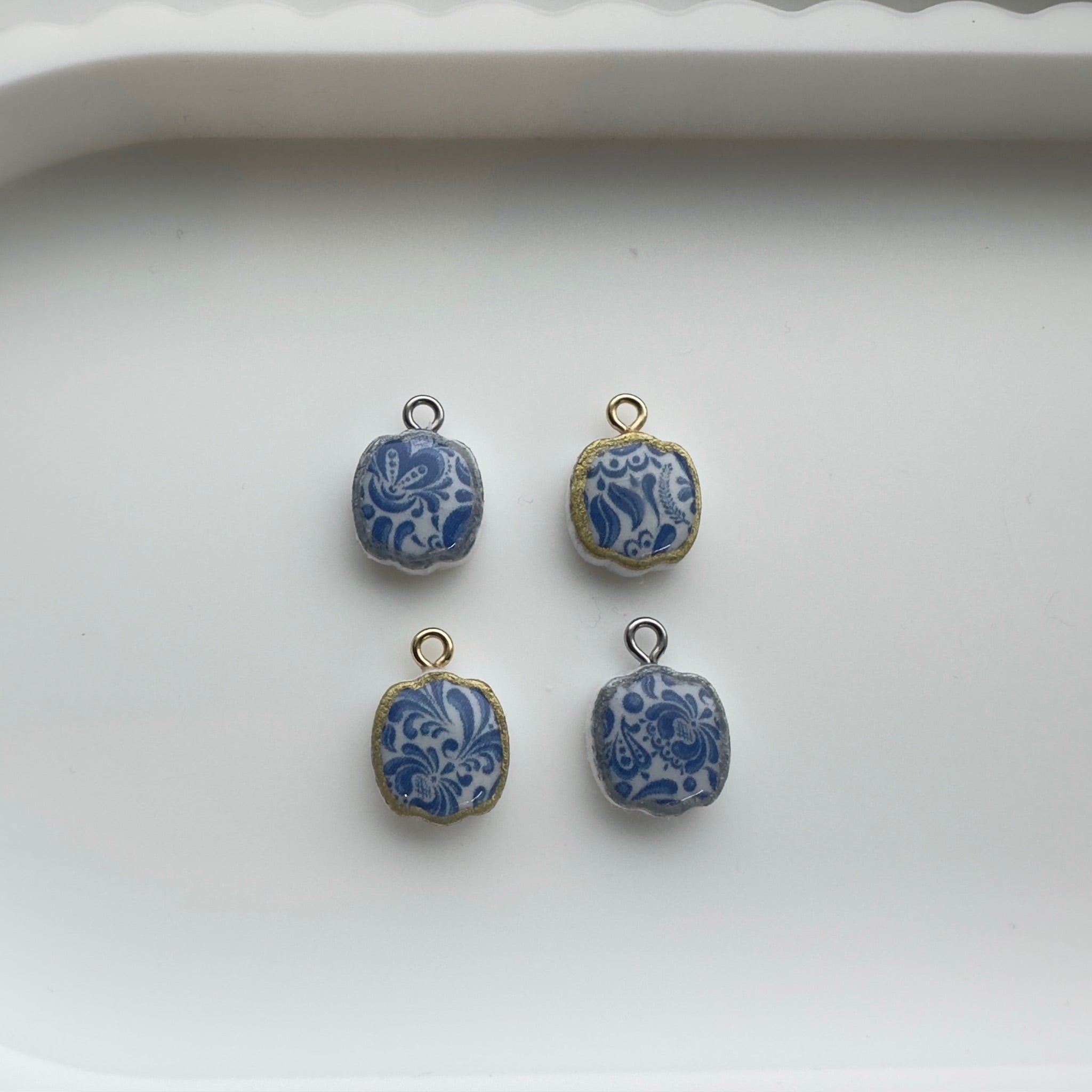 Blue Willow China Pattern Charm