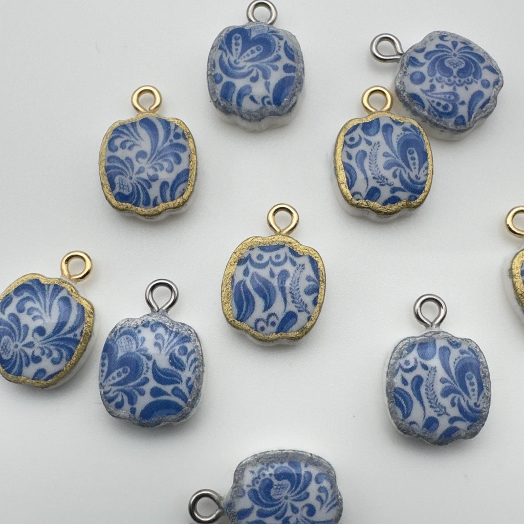 Blue Willow China Pattern Charm