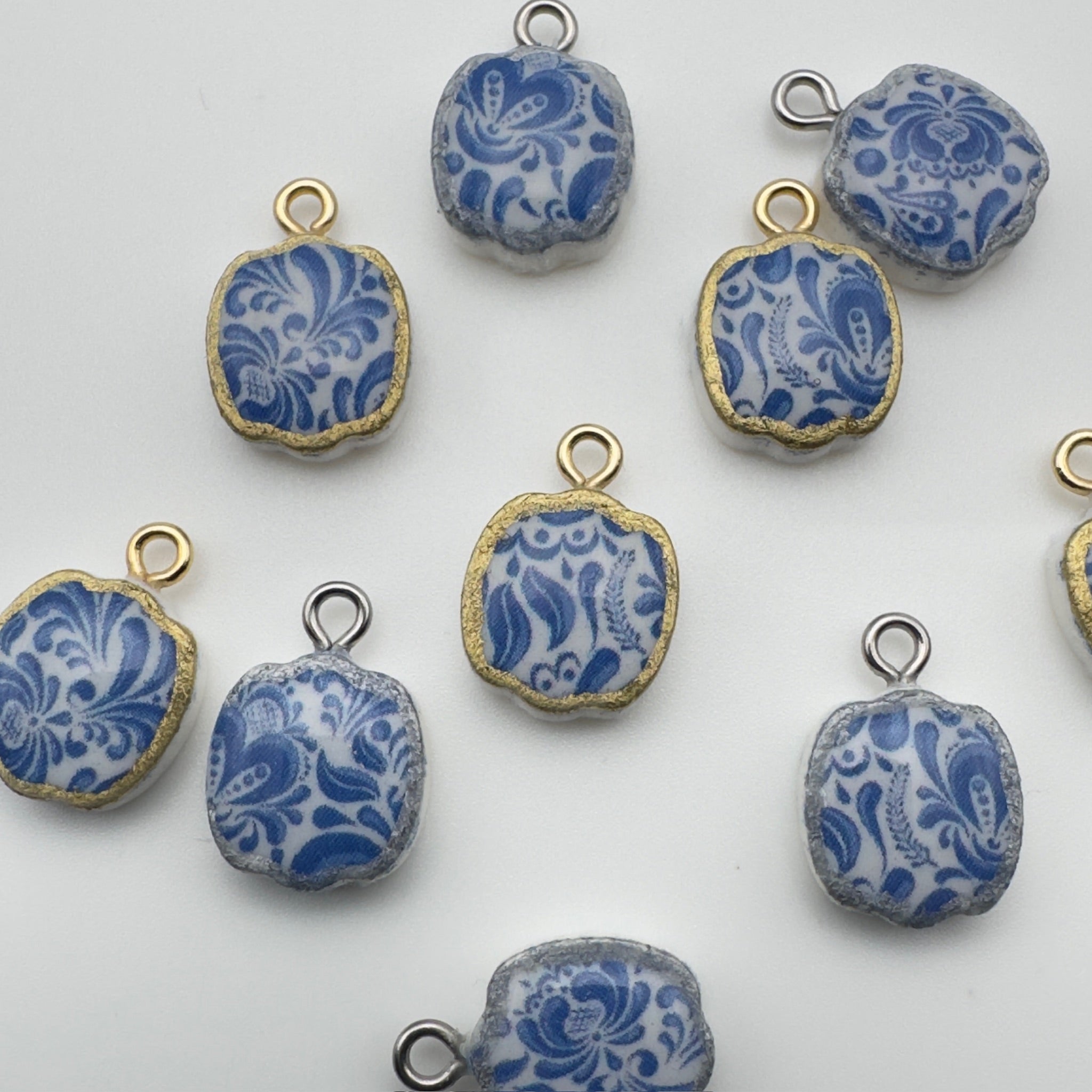 Blue Willow China Pattern Charm