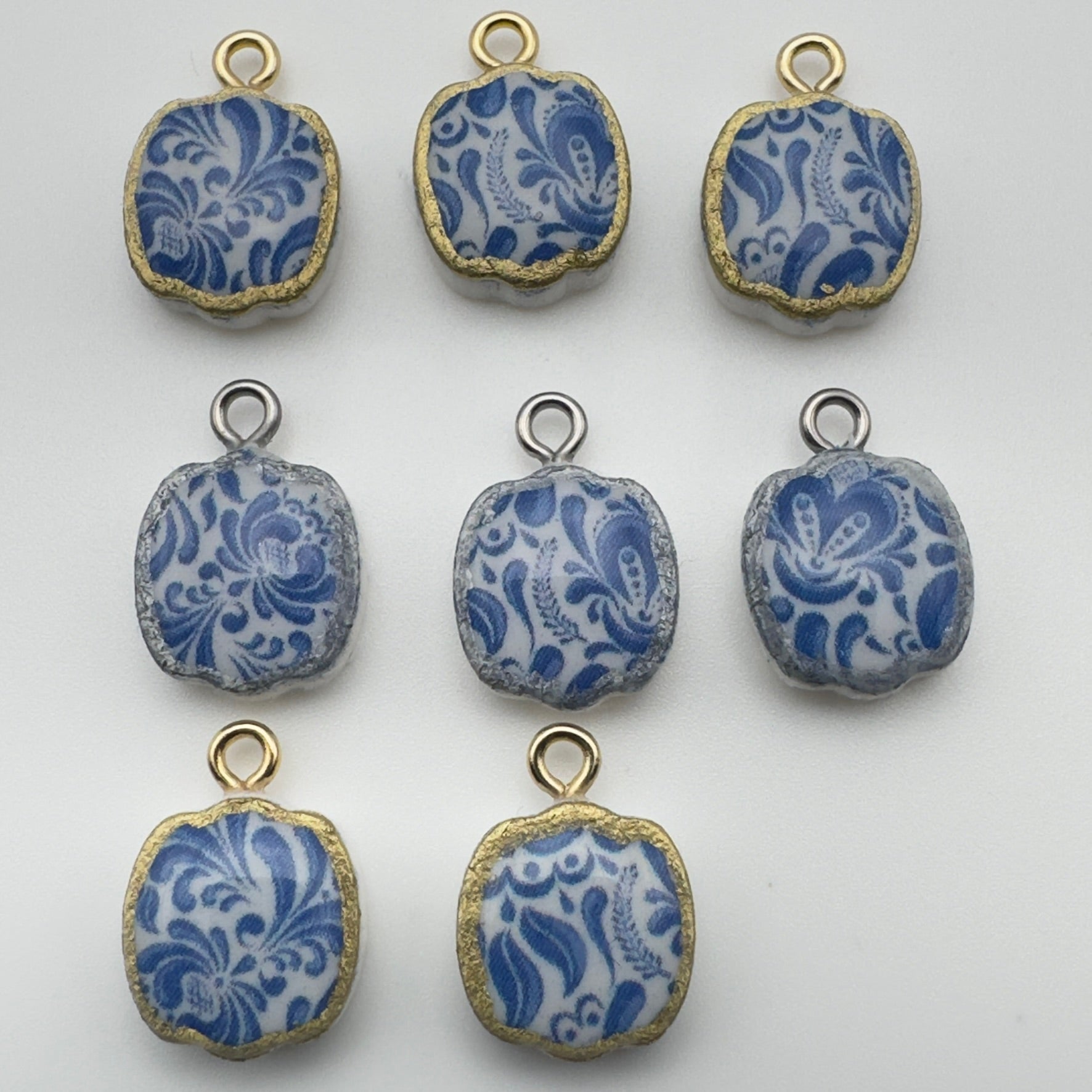 Blue Willow China Pattern Charm