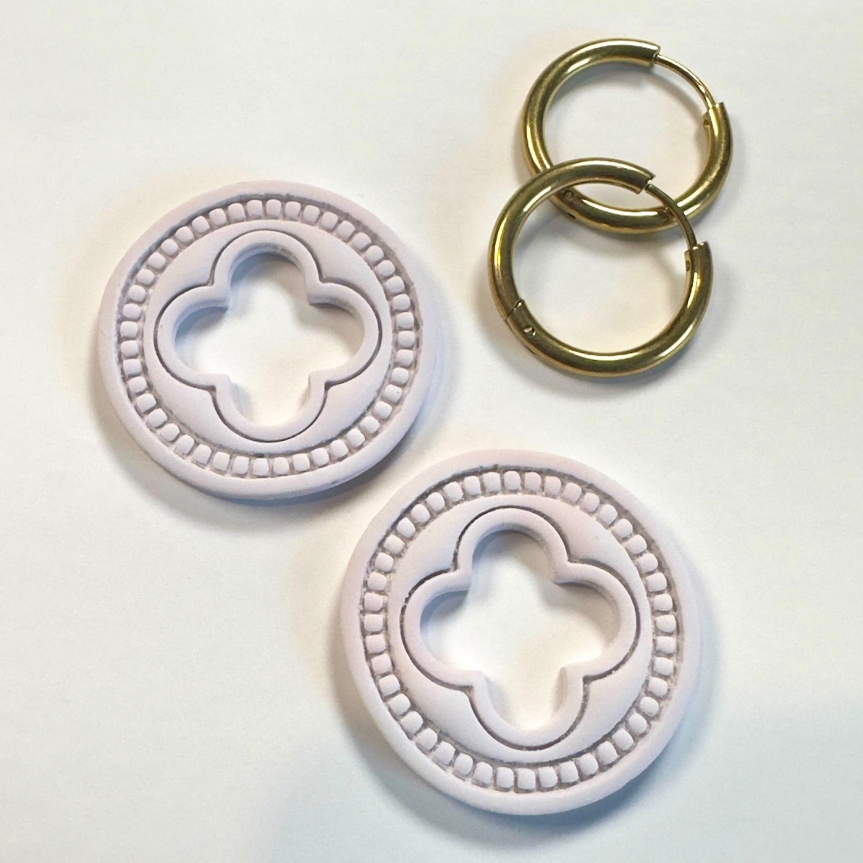 Lavender Daydream Hoop Charms