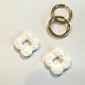Pressed Petal Hoop Charms