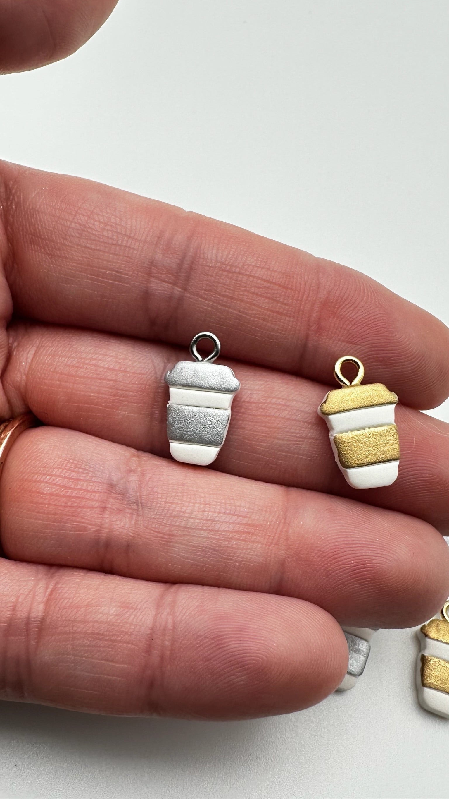 Fueled by Audacity Coffee Cup Charm