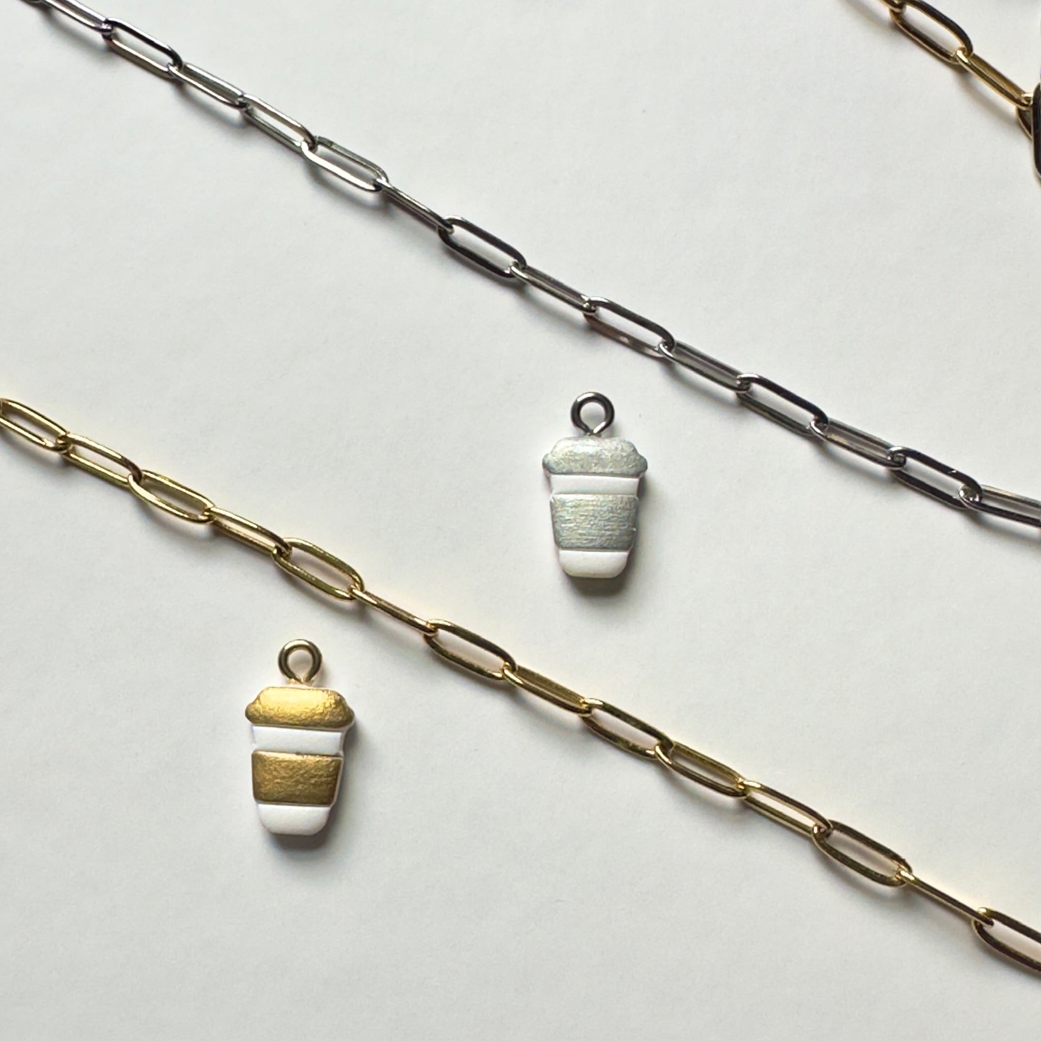 Fueled by Audacity Coffee Cup Charm
