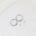 Pearl Theory Huggie Hoop Earrings
