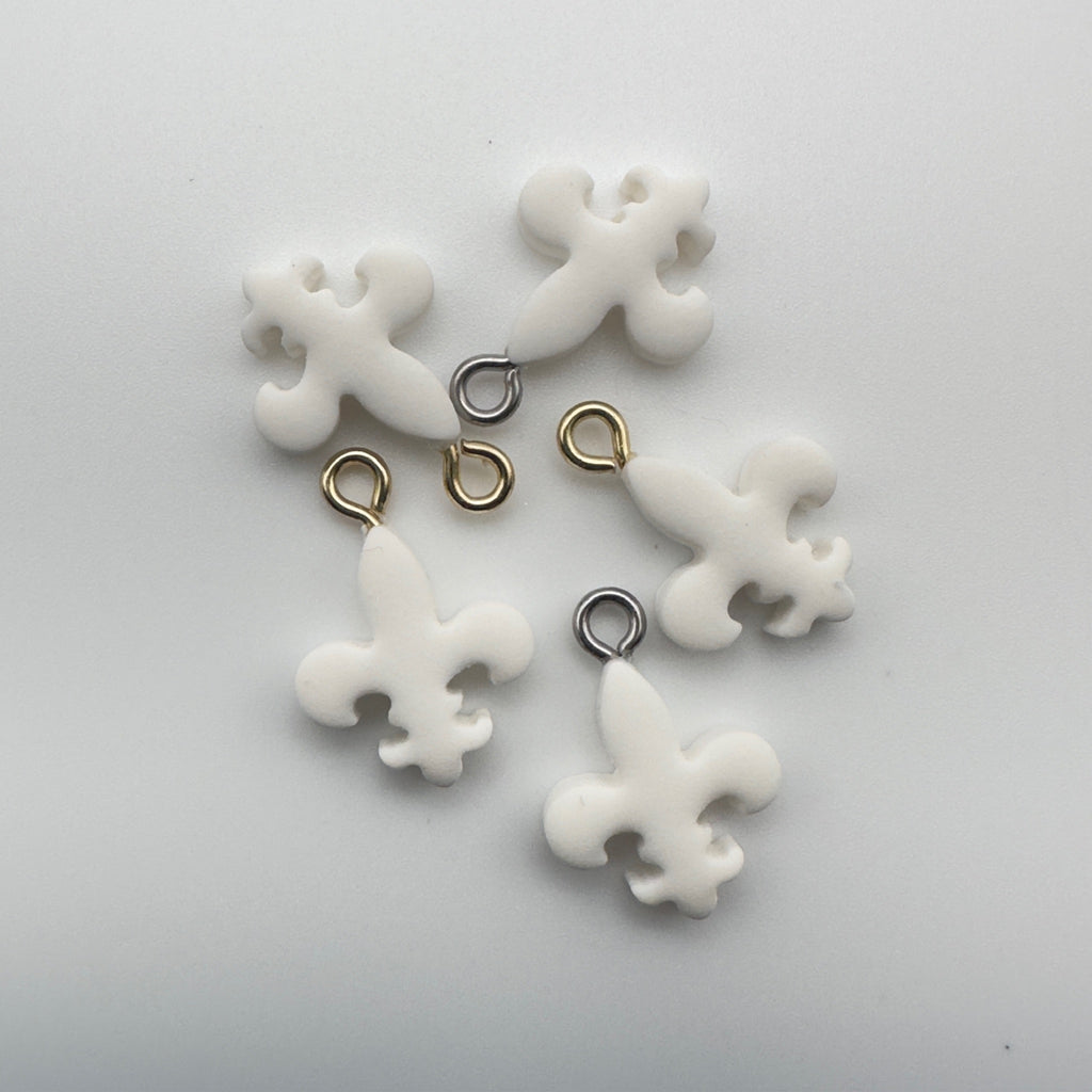 Fiercely Refined Fleur-de-Lis Charm