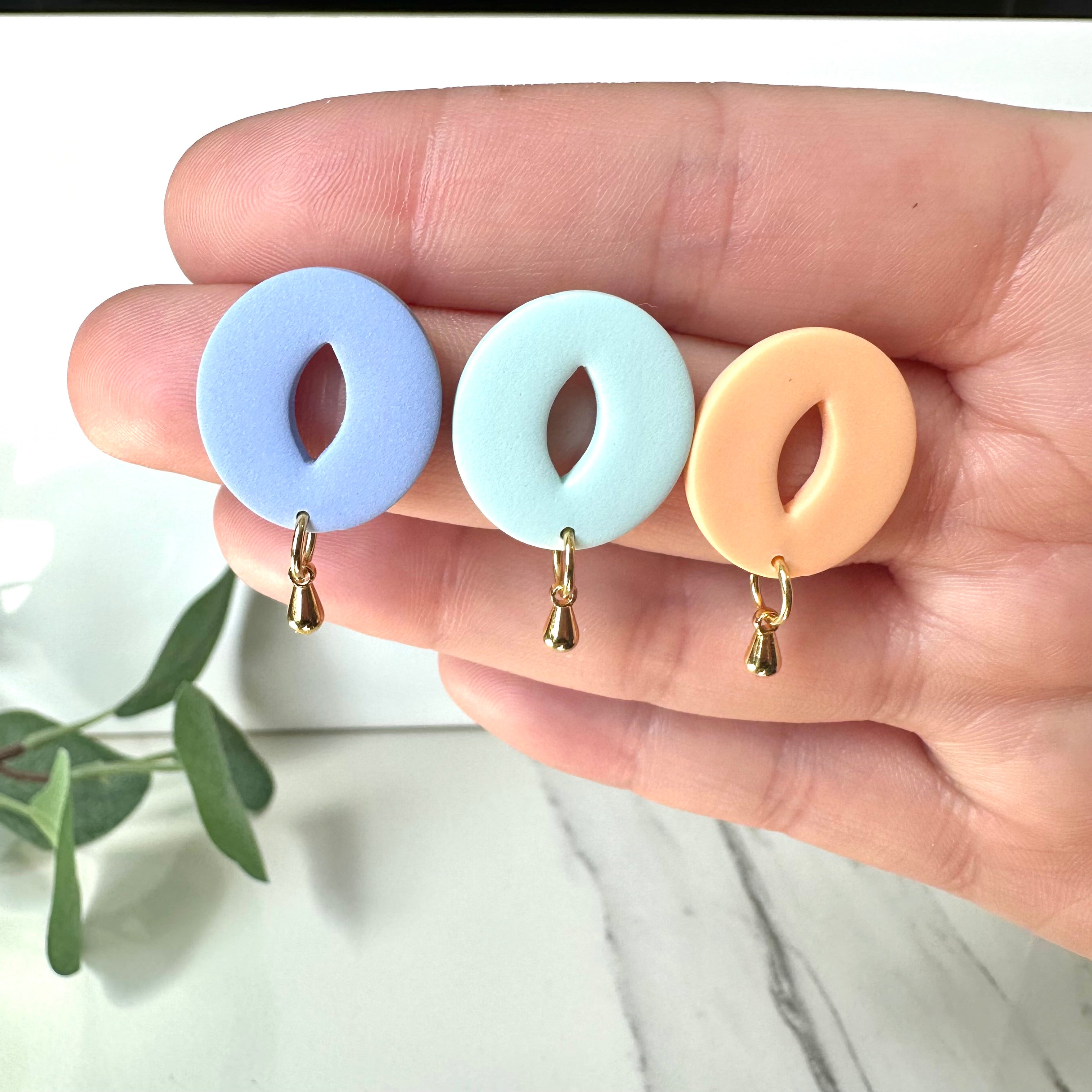Tiny but Mighty Oval Stud Earrings