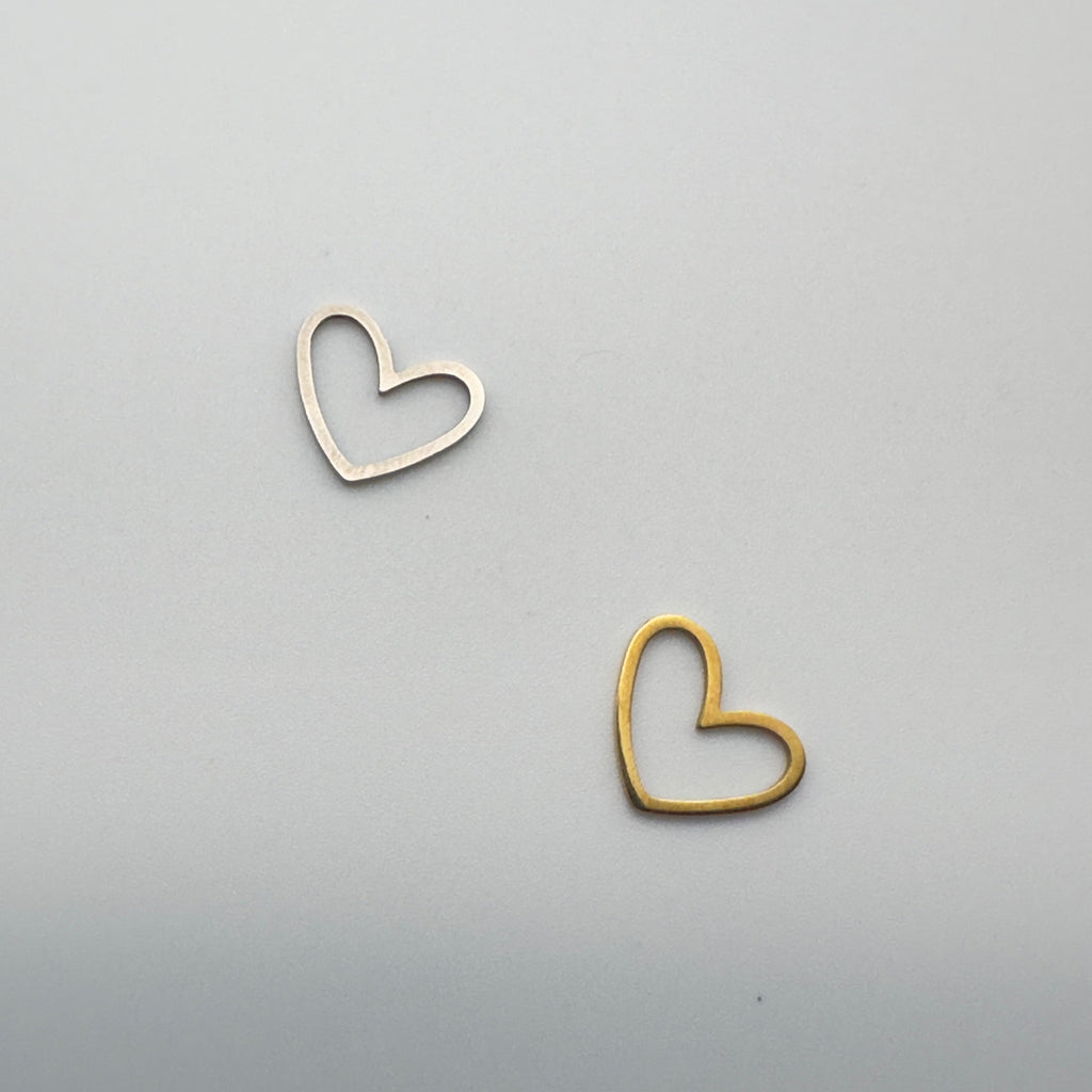 Hollow Heart Charm