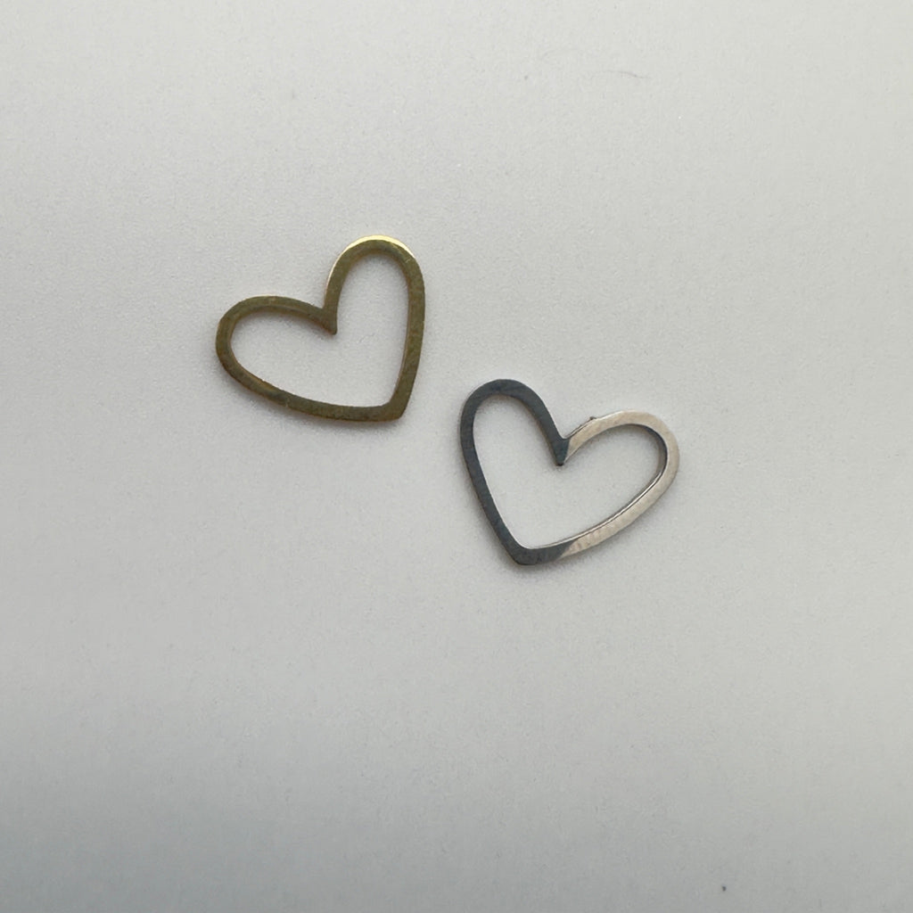 Hollow Heart Charm