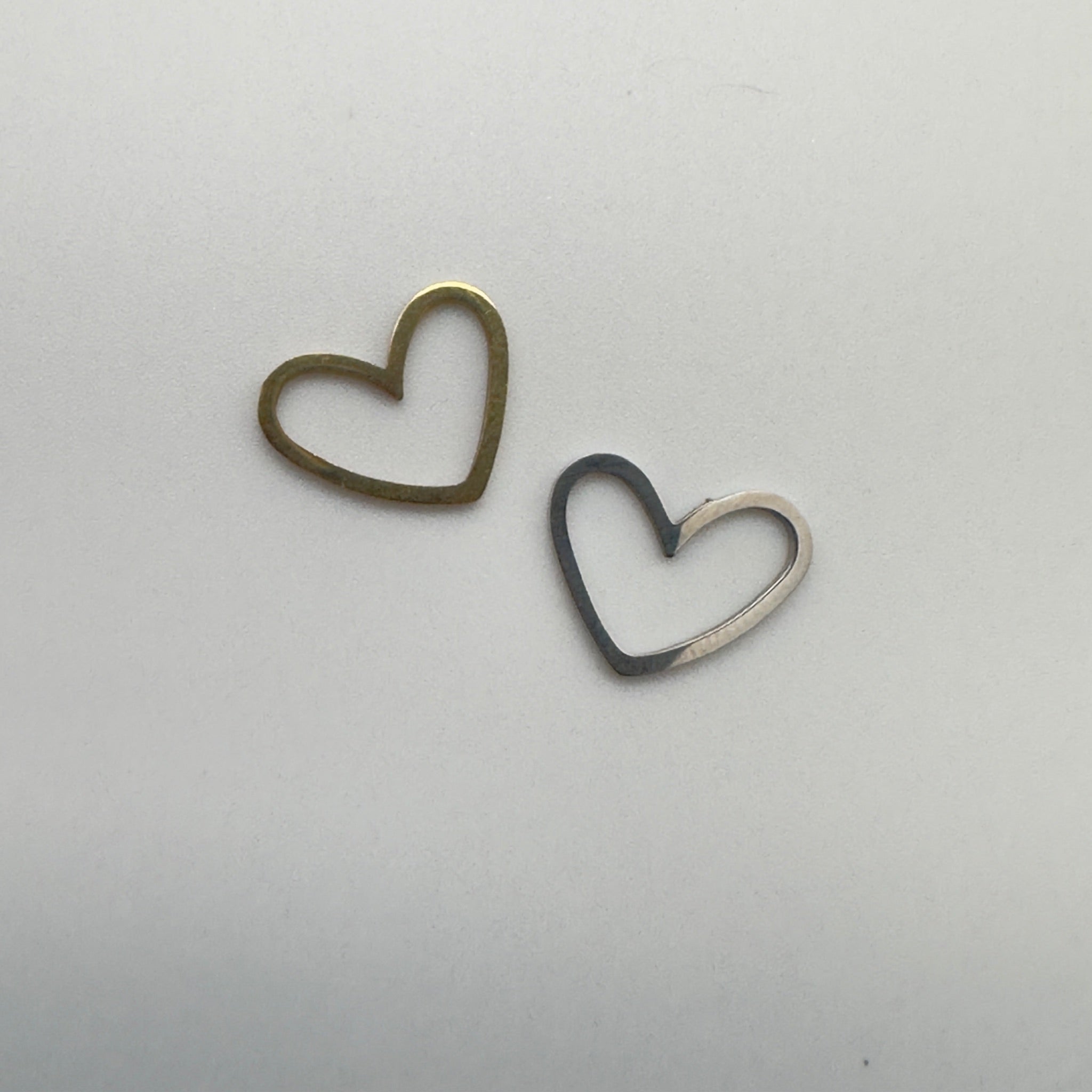 Hollow Heart Charm