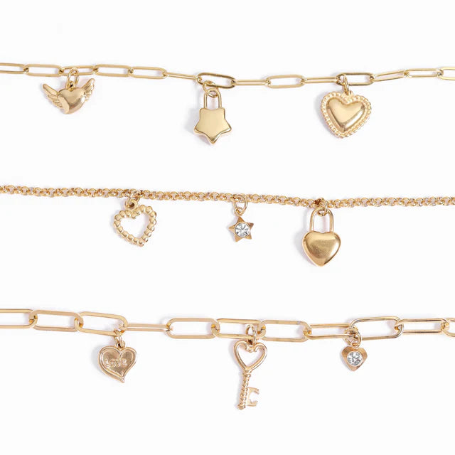 Locked In Heart Charm