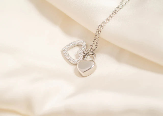 Locked In Heart Charm