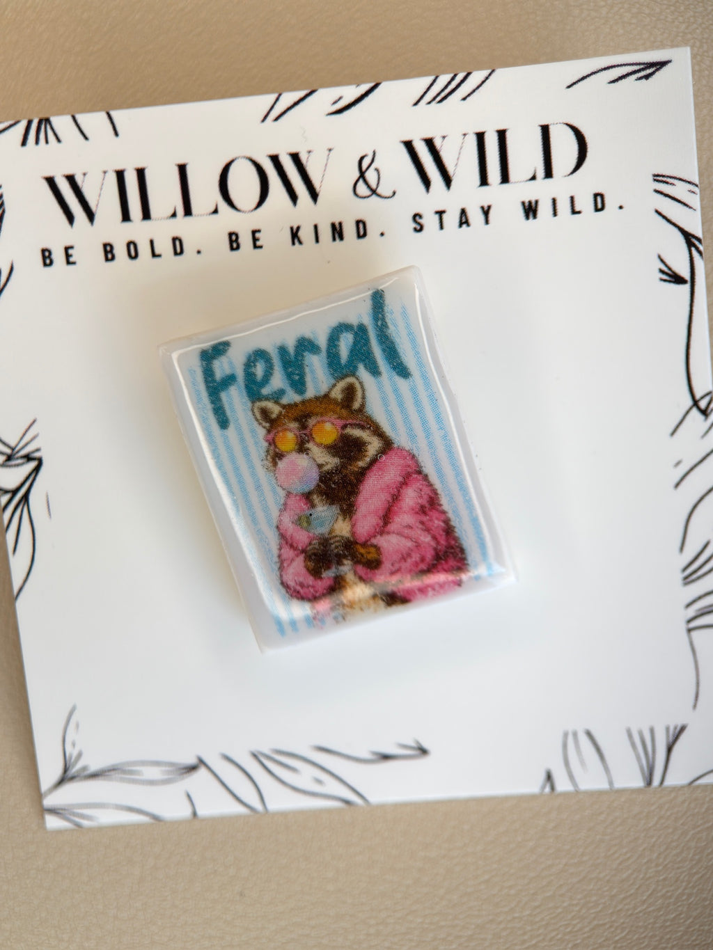 Feral Art Pin