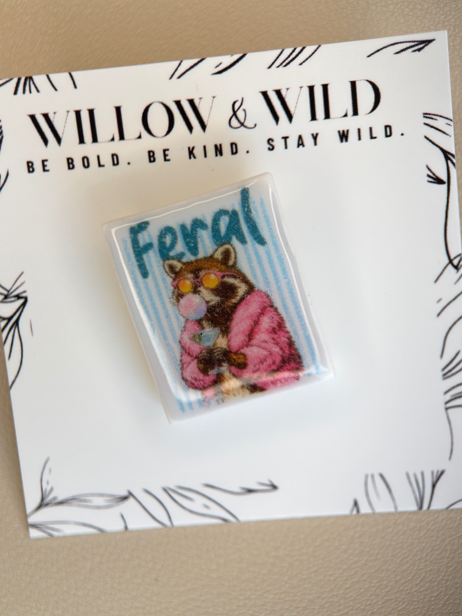 Feral Art Pin