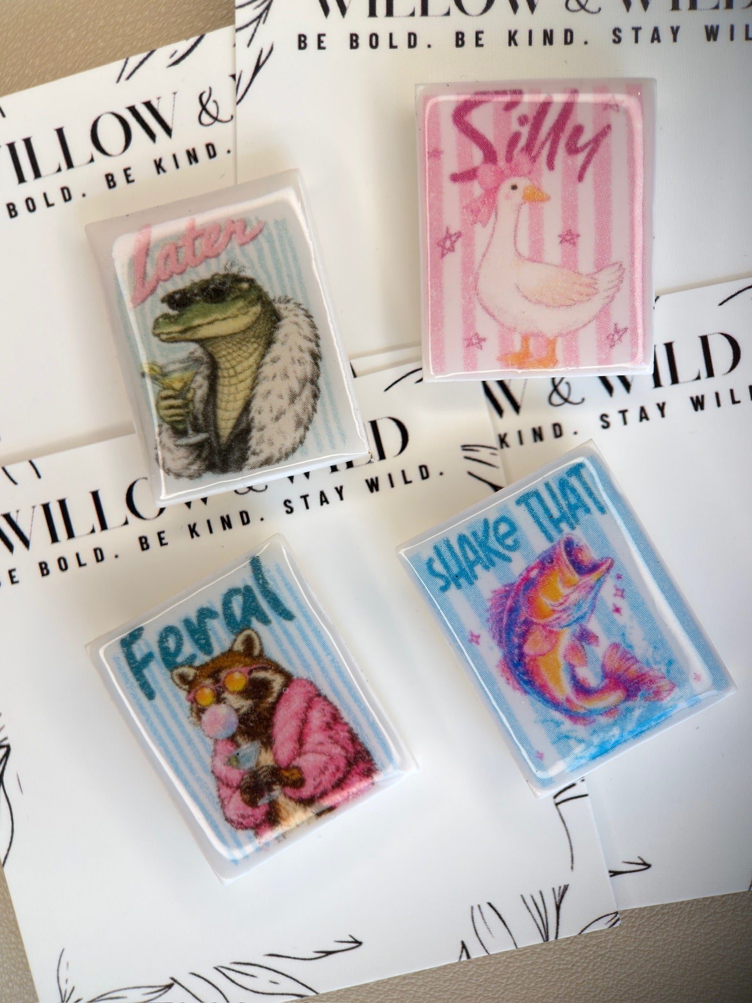 Feral Art Pin