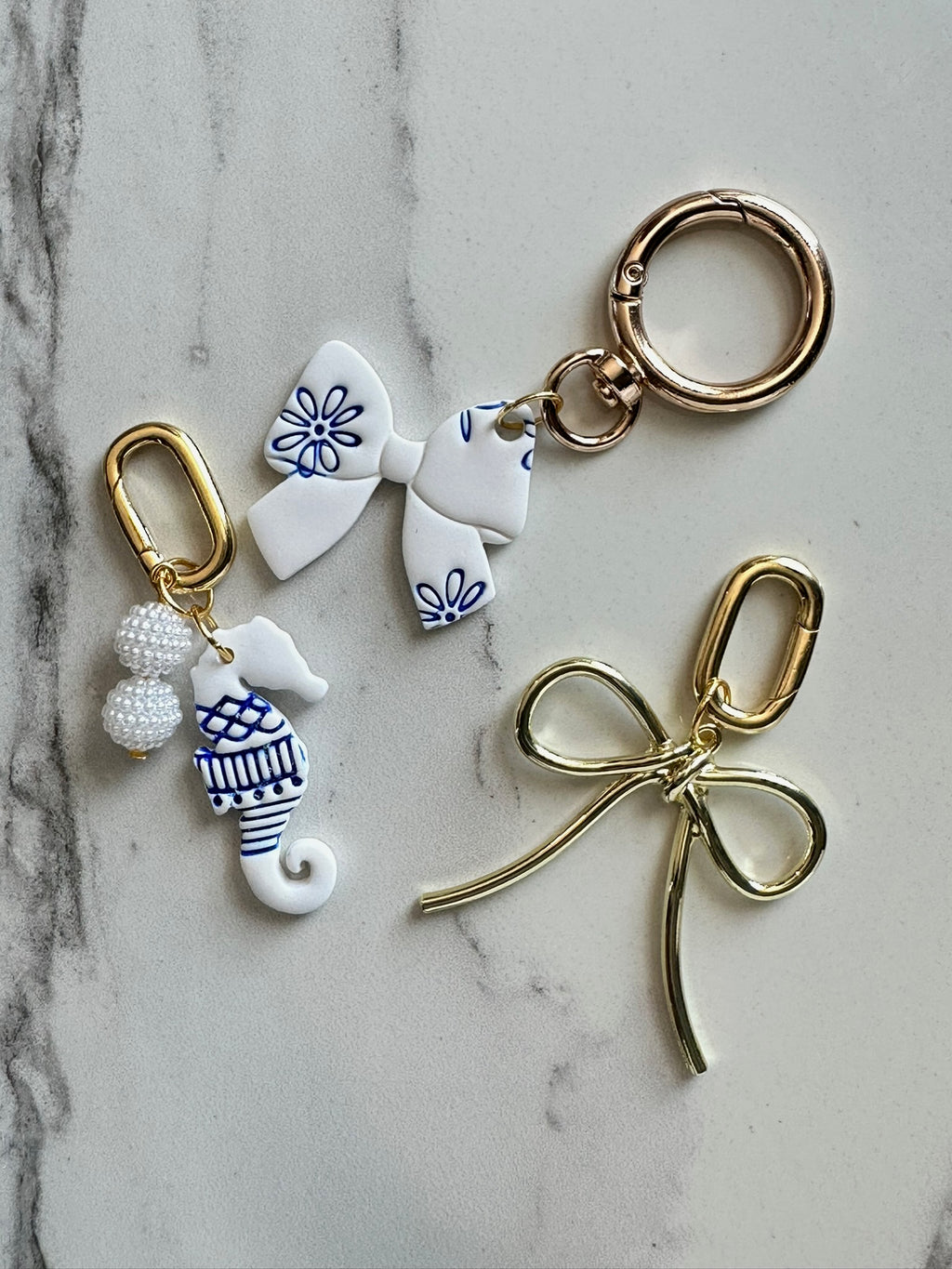 Large Gold Bow Charm