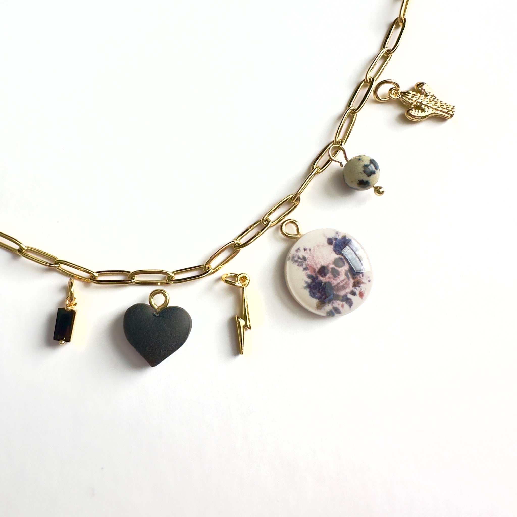 Golden Cactus Charm