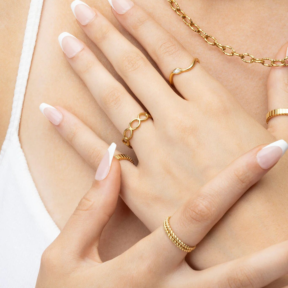 Open loop adjustable ring