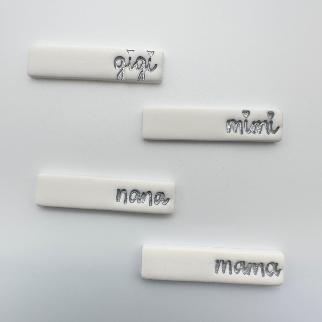 Mama Said So Tag Charm