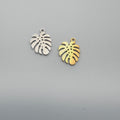 Monstera Leaf Charm