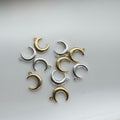 Moon Charms in Stainless Steel
