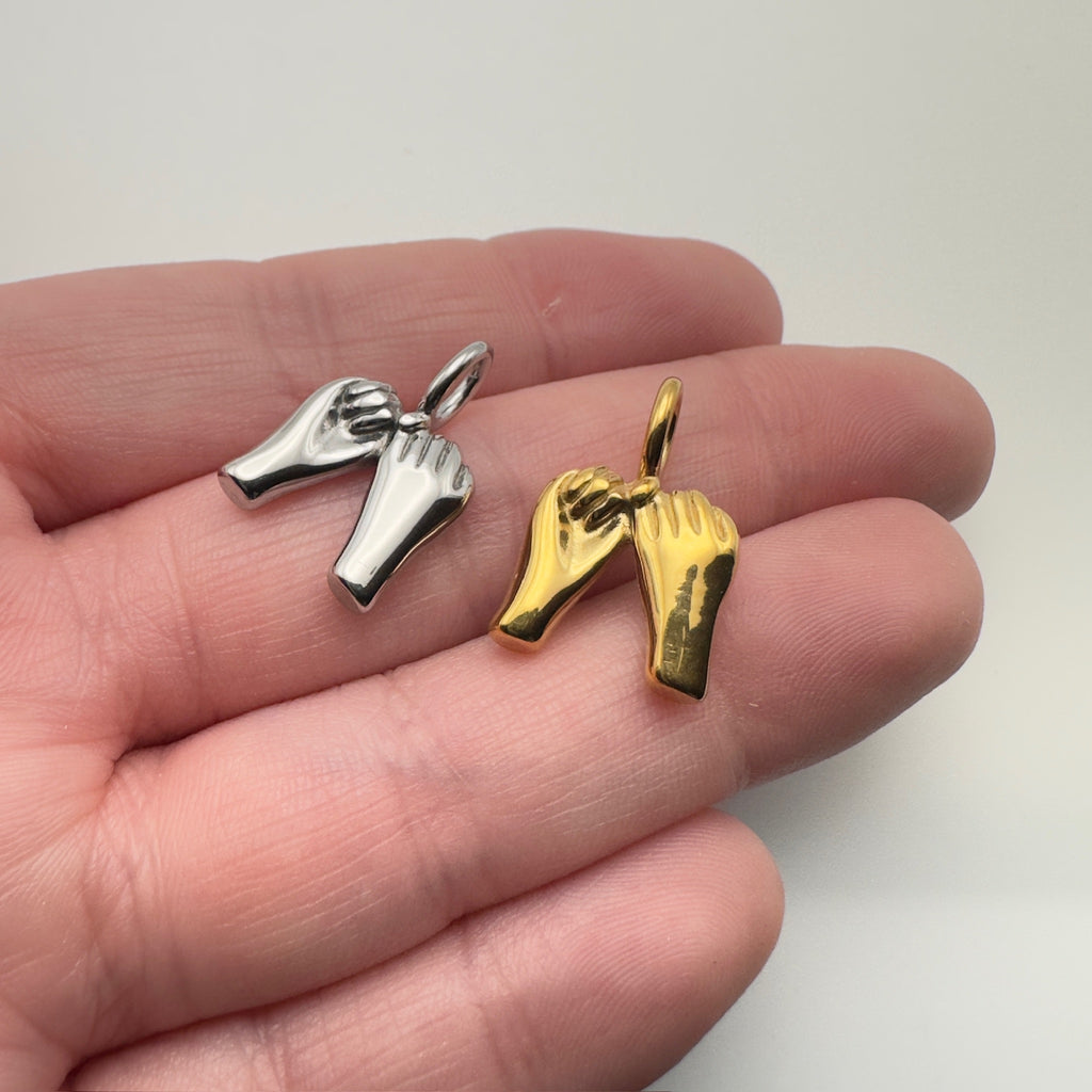Pinky Promise Charm - PVD