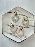 Oversized Wild Fleur Hoop Charms