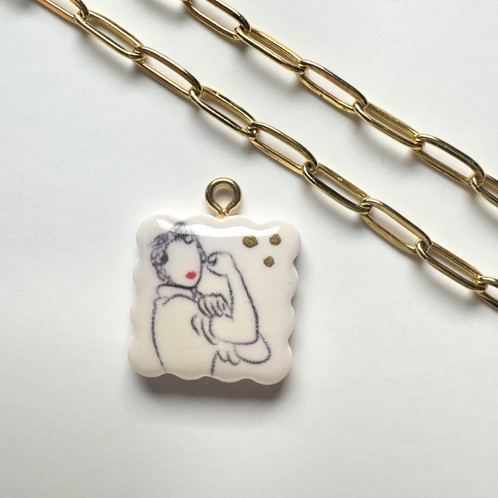 Unapologetically Strong Rosie Charm