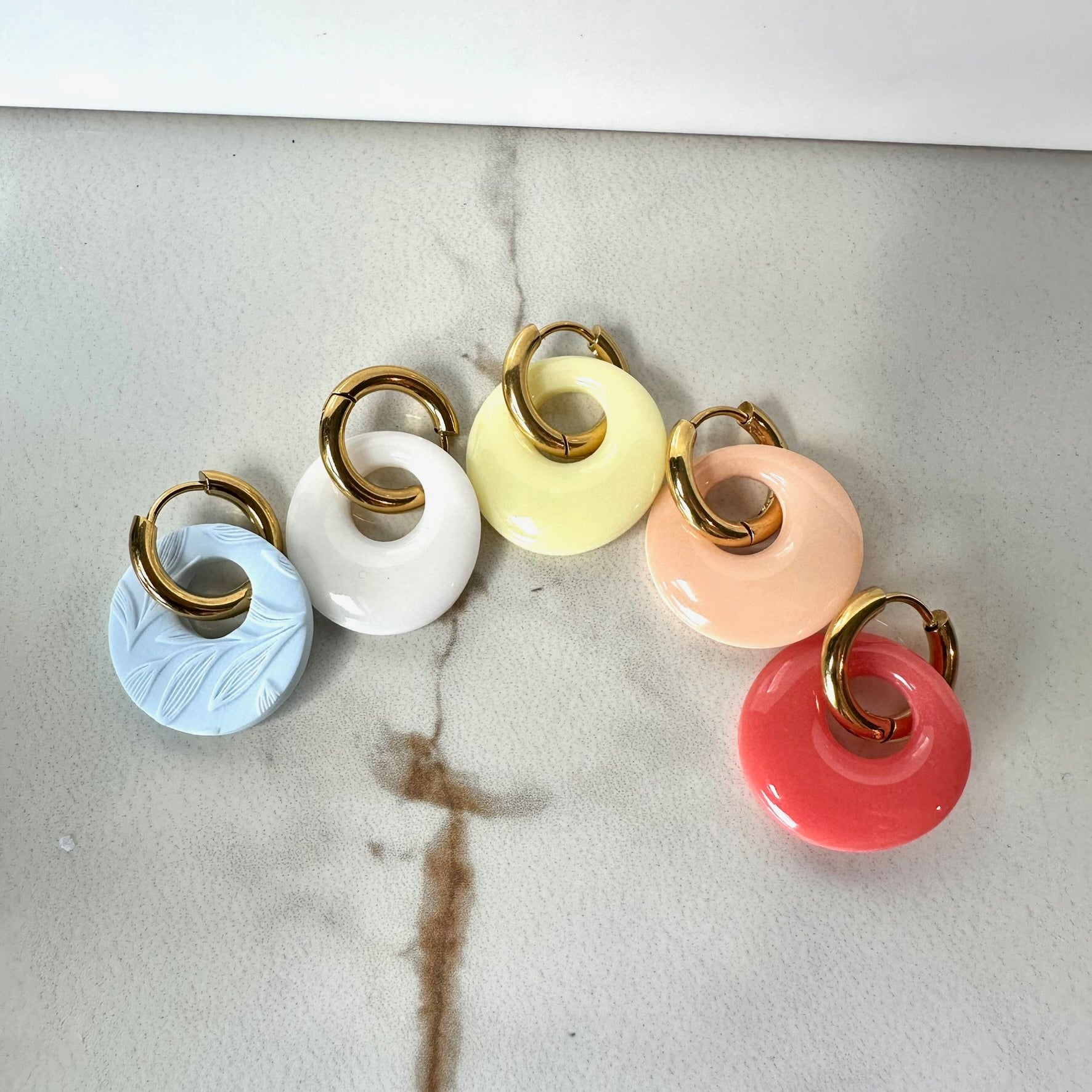 Wild Orbit Hoop Charms - Summer Sorbet Collection