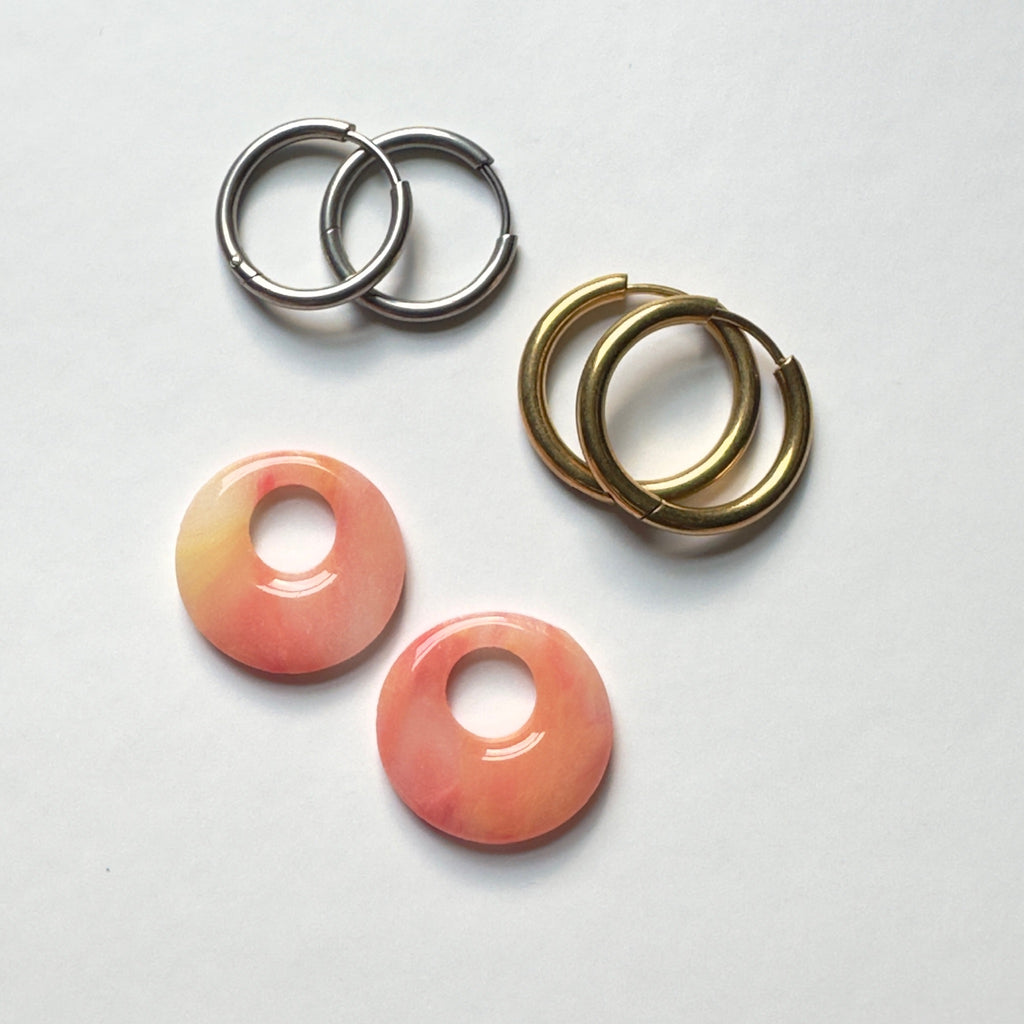 Wild Orbit Hoop Charms - Summer Sorbet Collection