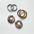 Purple Quartz Wild Orbit Hoop Charms