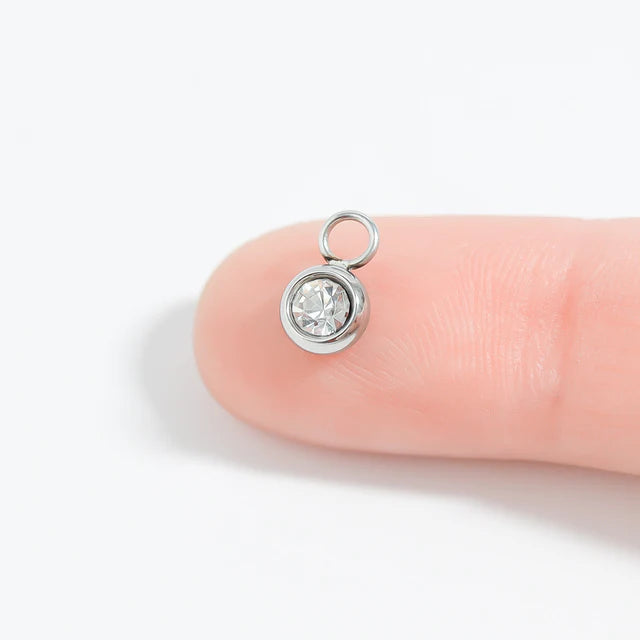 Tiny Spark CZ Charm