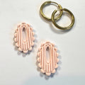 Petal Line Hoop Charms