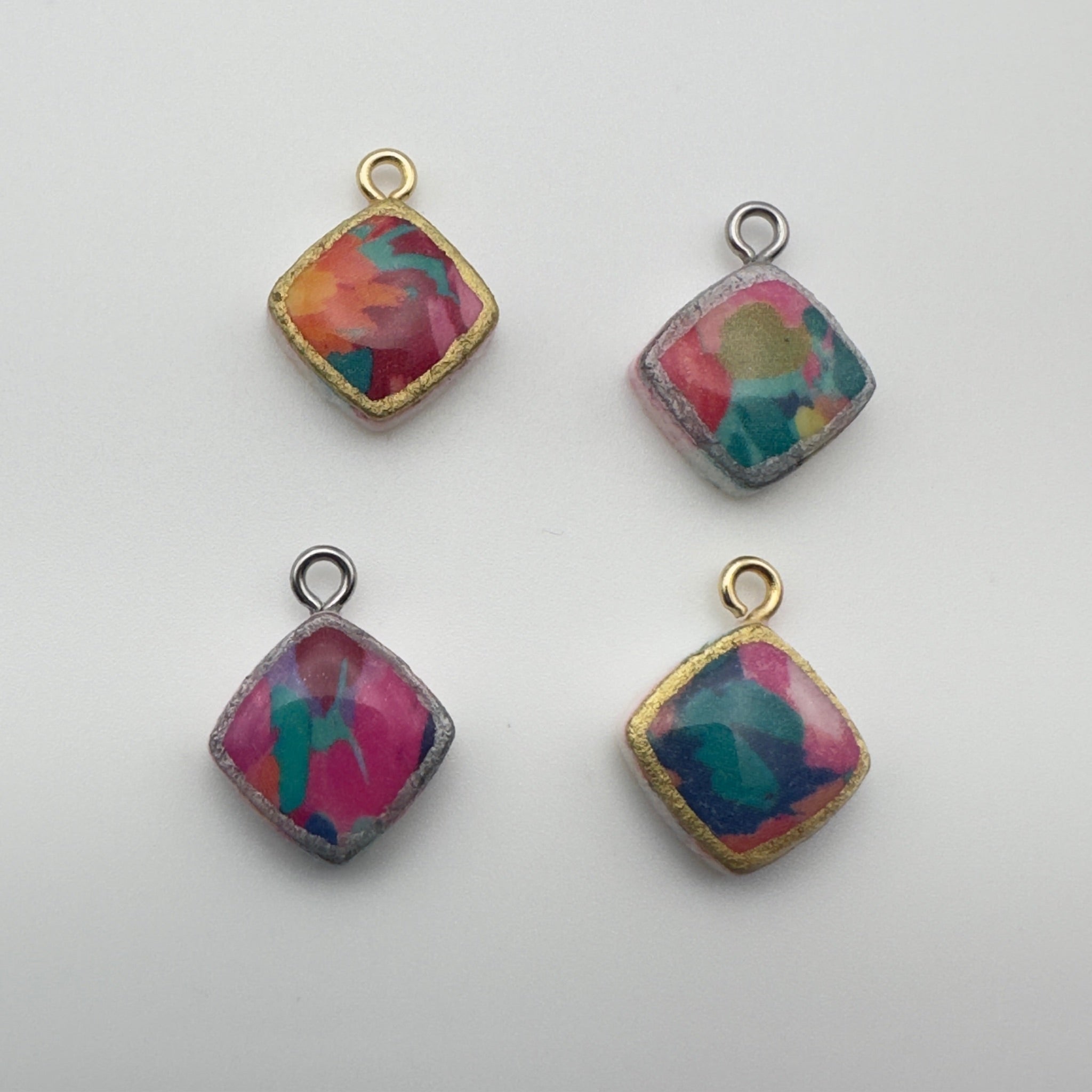 Watercolor Bead Charm