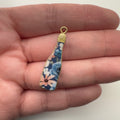 Floral Wine Bottle Charm